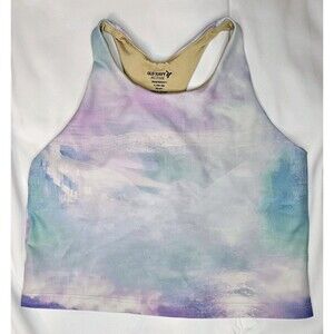 Old Navy Active Powersoft Cropped Tank Top Girls' L 10-12 Tie Dye
